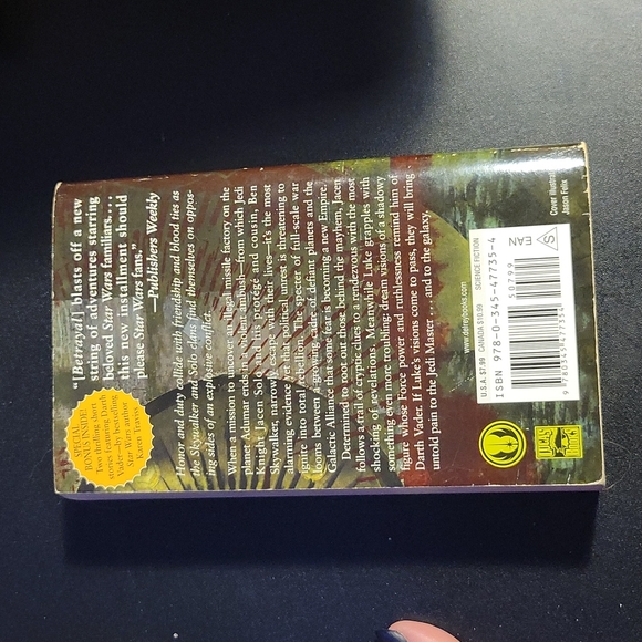 Star Wars Book Legacy of the Force Betrayal (Book 1 of series) - Picture 2 of 5